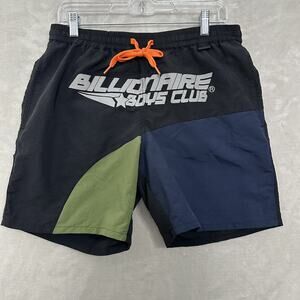 Billionaire Boys Club BBC Outlook Shorts Black Pockets Nylon Size Large